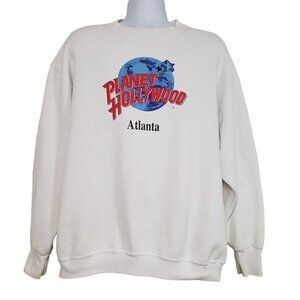 Planet Hollywood Atlanta Sweatshirt Vintage 90s Made in USA Mens Sz XL
